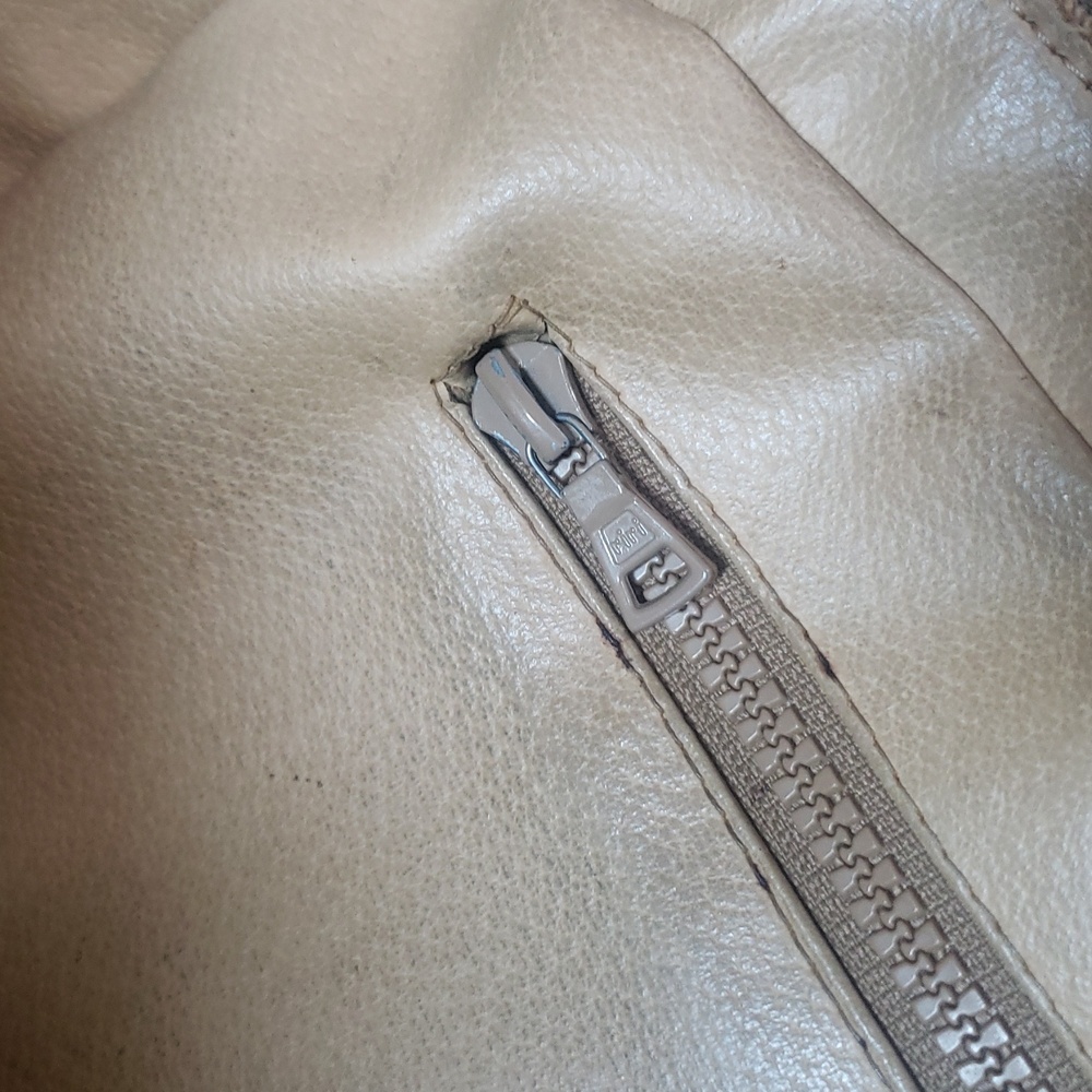Celine Tan/Brown Leather/Coated Canvas Briefcase Document case Authentic Vintage - Picture 15 of 17